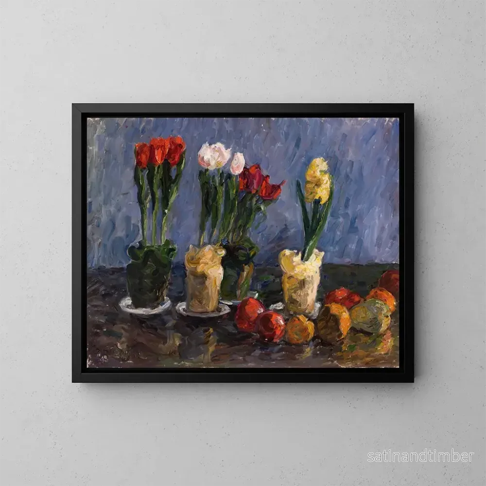 Reproduktion av målningen Naturtavla med blommor - Paul Burman