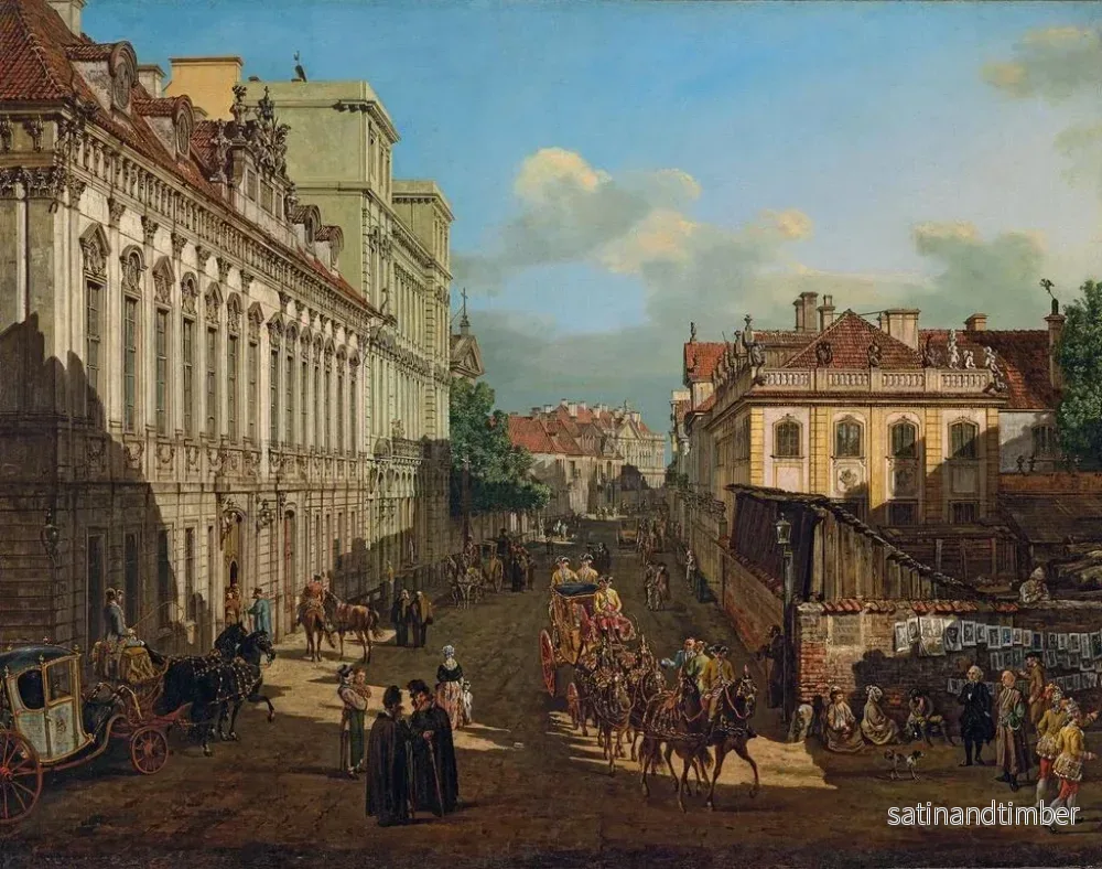 Reproduktion av målningen Rue Miodowa i Warszawa - Bernardo Bellotto - Bild 2