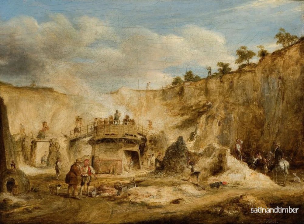 Reproduktion av målningen Carrière de Craigleith - William Kidd - Bild 2