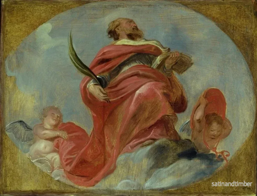 Reproduktion av målningen Saint Albert de Louvain - Peter Paul Rubens - Bild 2