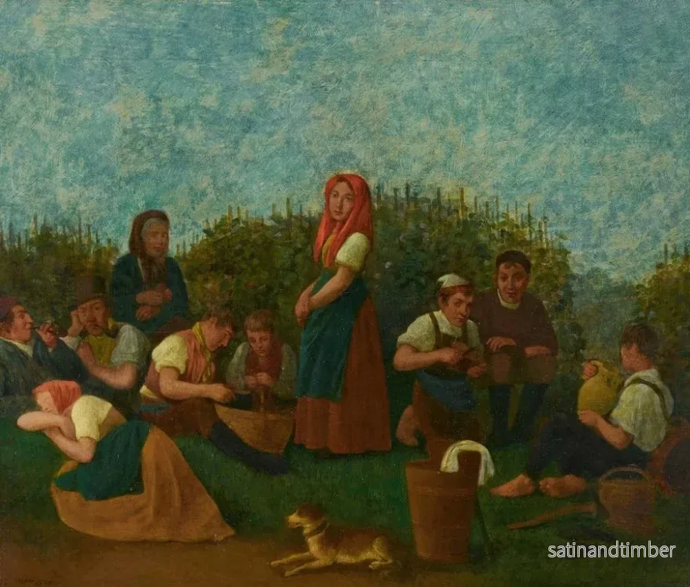 Reproduktion av målningen Repos dans le vignoble de la famille Schreiber - Michael Neder - Bild 2