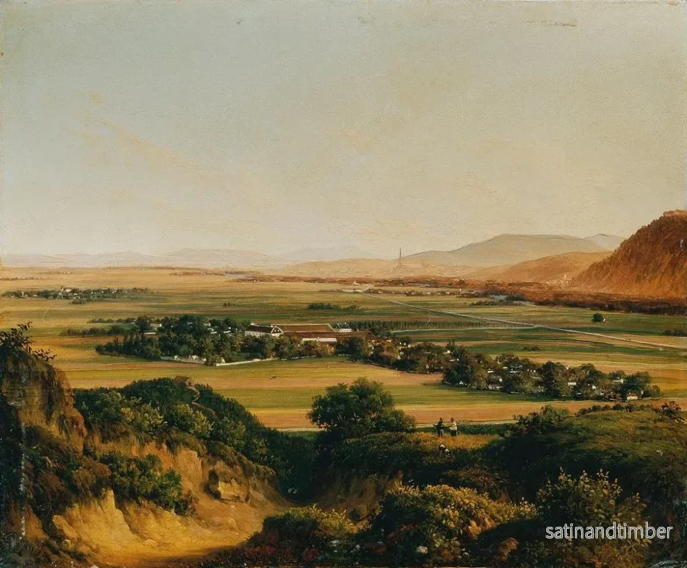 Reproduktion av målningen Vue sur Vienne depuis le Bisamberg - Christian von Plattensteiner - Bild 2