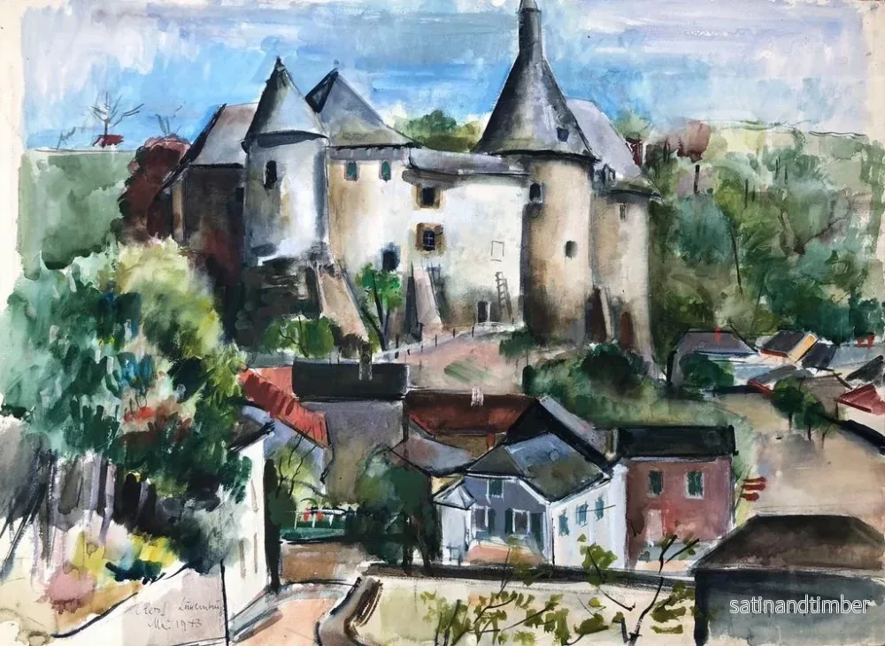 Reproduktion av målningen Clerf de Luxembourg - Otto Geigenberger - Bild 2