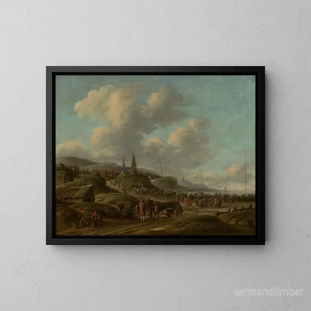 Reproduktion av målningen Côte à Scheveningen – Thomas Heeremans Reproduktion av målningen Côte à Scheveningen – Thomas Heeremans