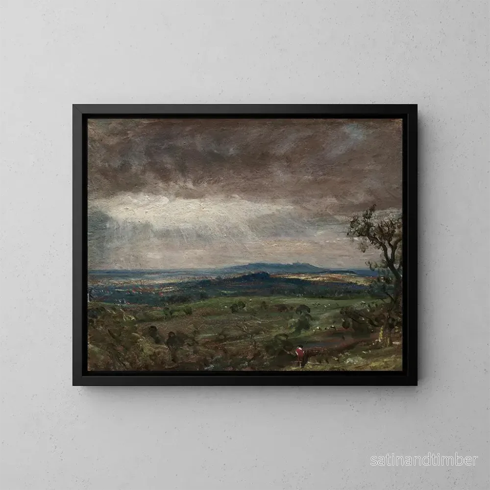 Reproduktion av tavlan Utsikt från Hampstead Heath mot Harrow – John Constable Reproduktion av tavlan Utsikt från Hampstead Heath mot Harrow – John Constable