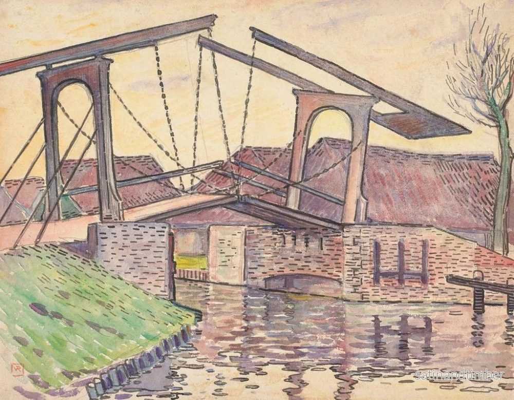 Reproduktion av målningen Pont en Hollande - Theo van Rysselberghe - Bild 2
