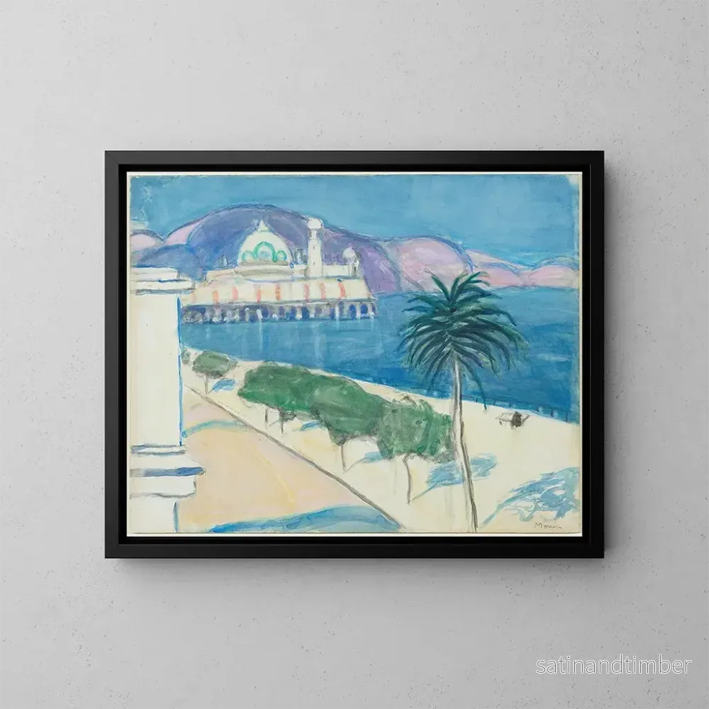 Reproduktion av målningen Casino vid havet - James Wilson Morrice