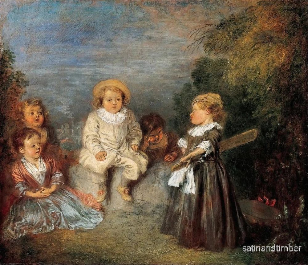 Reproduktion av målningen Âge d'or - Jean-Antoine Watteau - Bild 2
