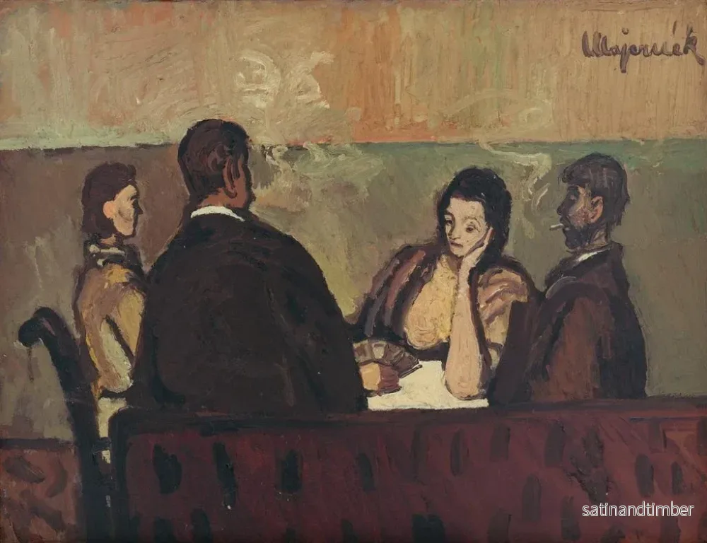Reproduktion av målningen Les Joueurs de cartes - Cyprian Majernik - Bild 2