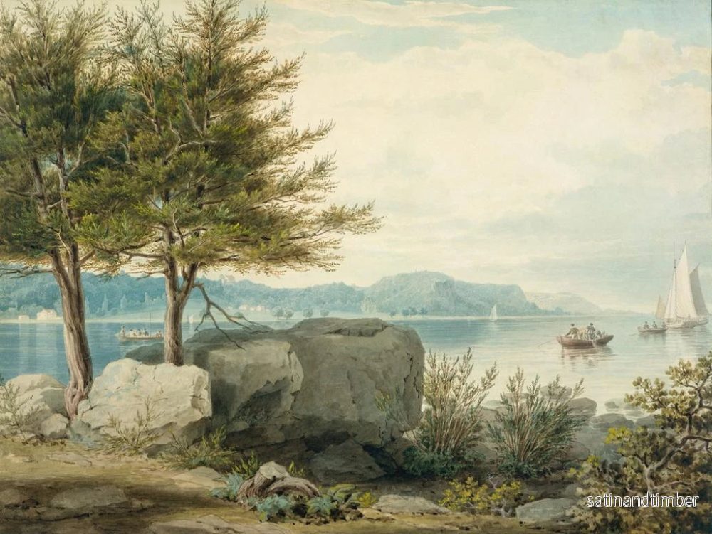 Reproduktion av målningen Weehawken från Turtle Grove - William James Bennett - Bild 2