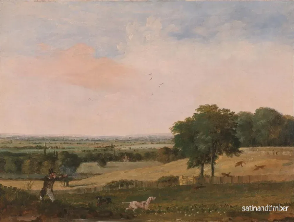 Reproduktion av målningen Tir à la perdrix - Edward Duncan - Bild 2