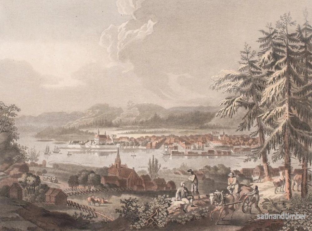 Reproduktion av målningen Vue de la ville de Kristiania - Georg Haas - Bild 2