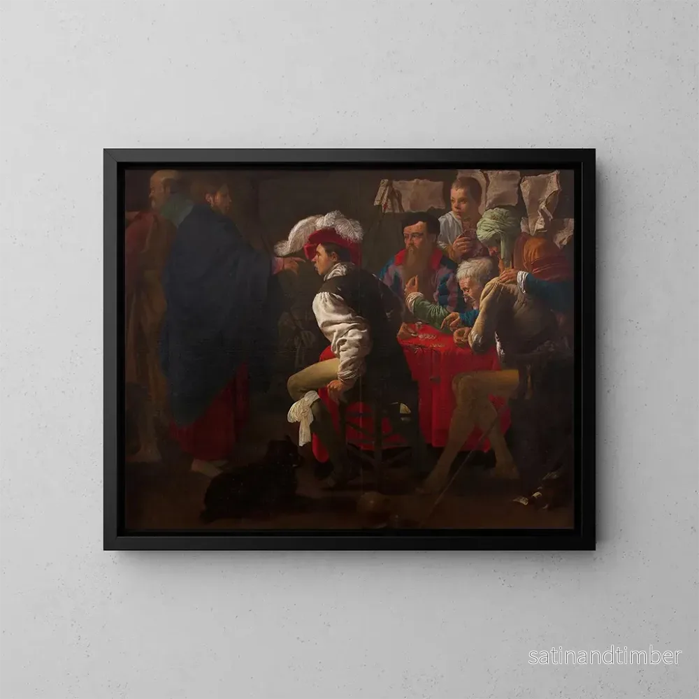 Reproduktion av målningen L'Appel de saint Matthieu - Hendrick Ter Brugghen