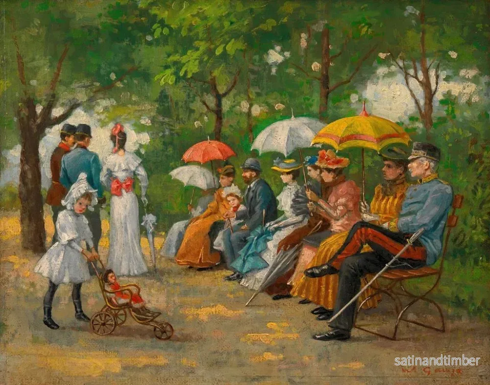 Reproduktion av målningen Längd: 60 cm, Höjd: 40 cm, Material: Olja på duk, Skapad av Wilhelm Gause, Ursprung: Österrike, År: 1910-talet, Signerad: Ja, Ram: Nej, Inramning: Nej, Skick: Utmärkt, Pris: 15 000 SEK - Bild 2