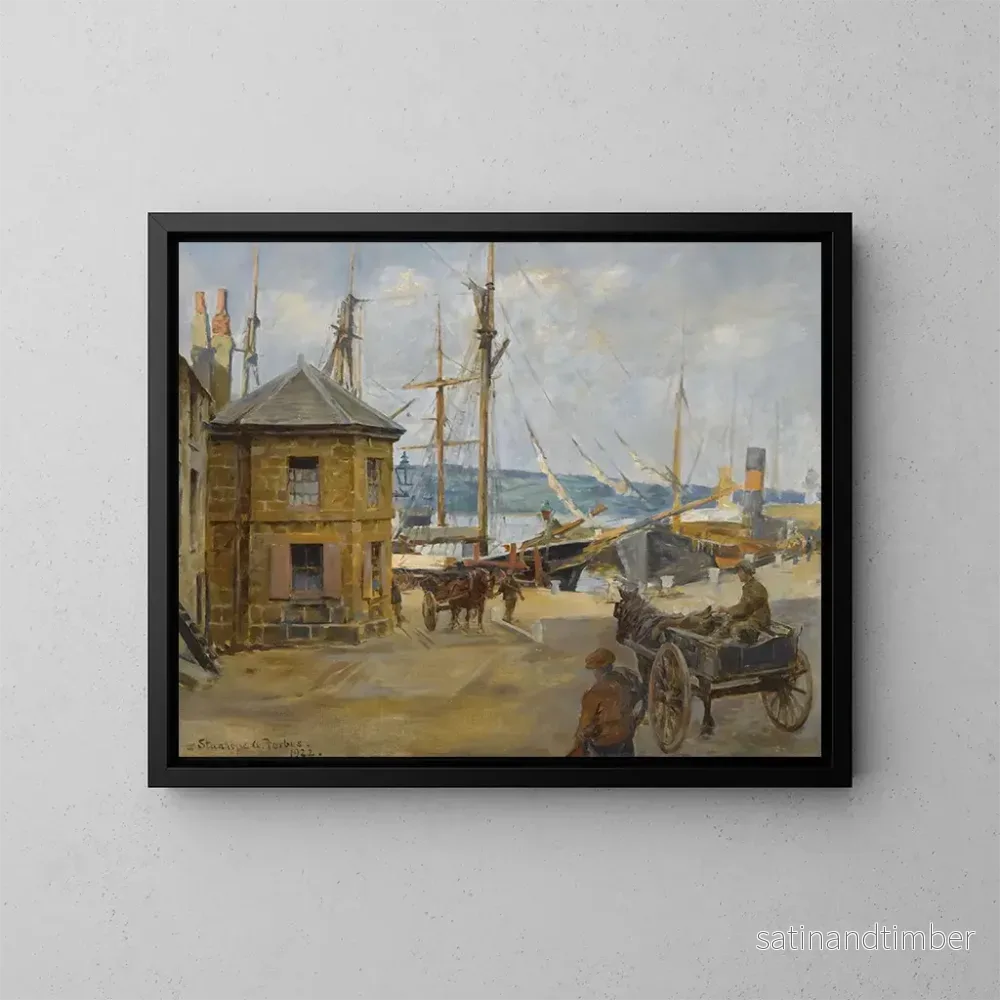 Reproduktion av målningen L äldre vägningshuset i Penzance – Stanhope Alexander Forbes Reproduktion av målningen L äldre vägningshuset i Penzance – Stanhope Alexander Forbes