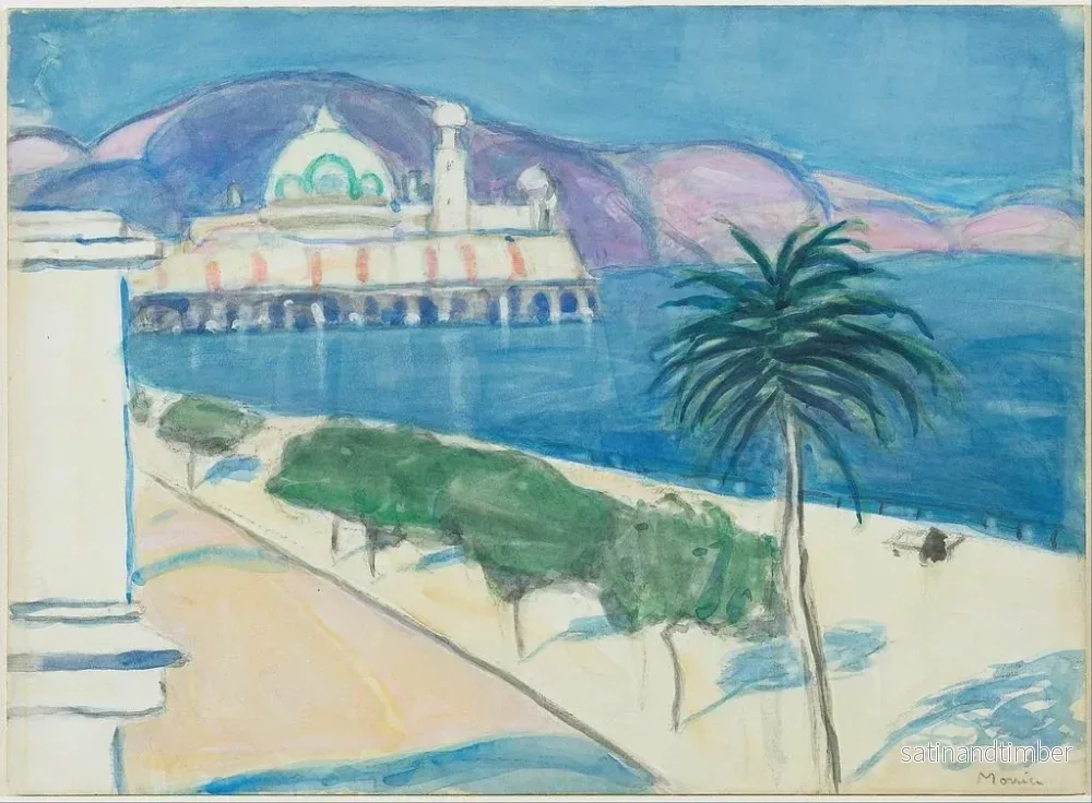 Reproduktion av målningen Casino vid havet - James Wilson Morrice - Bild 2