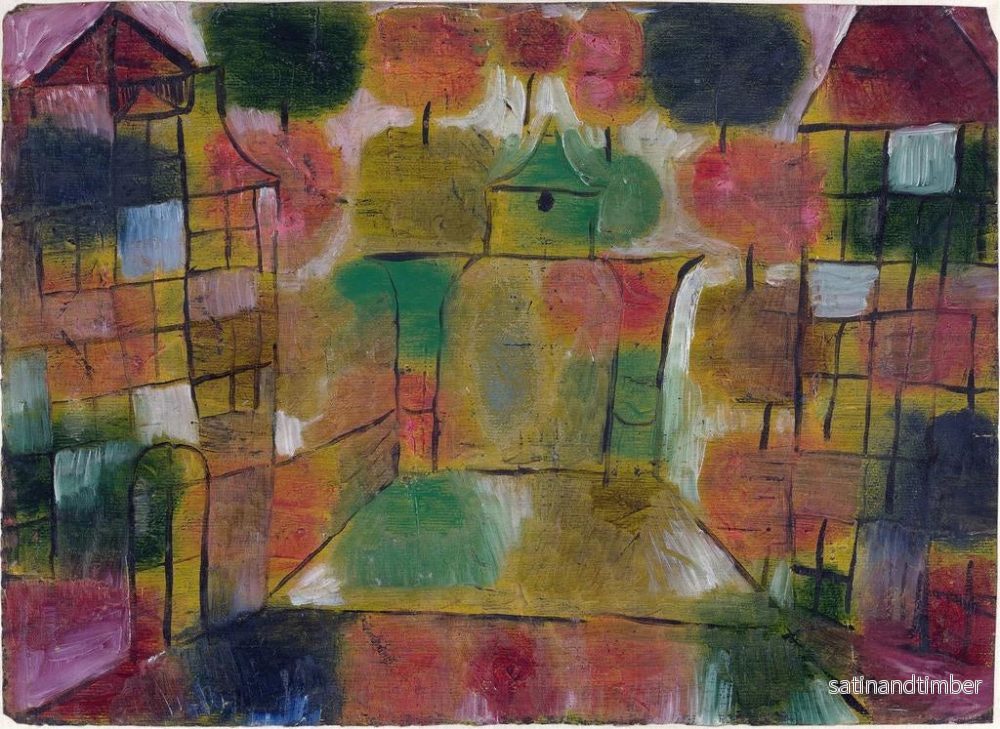 Reproduktion av målningen Träd och arkitektur: rytmer - Paul Klee - Bild 2
