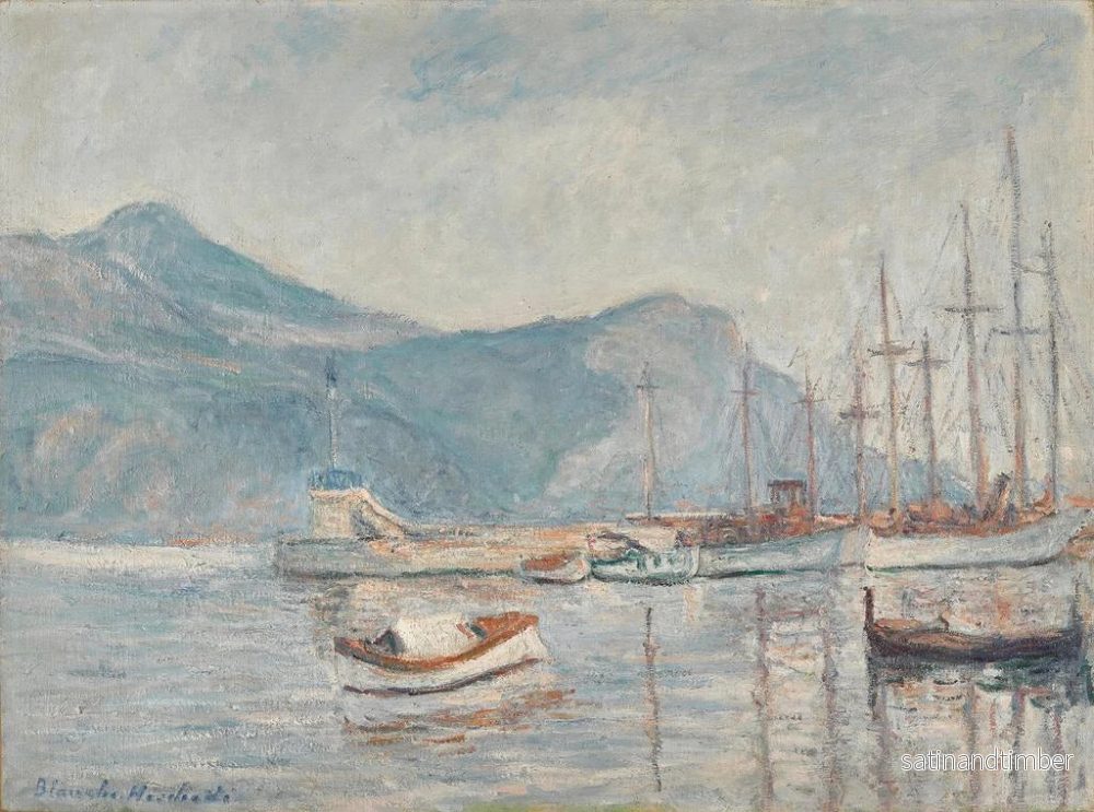 Reproduktion av målningen Le lac - Blanche Hoschedé-Monet - Bild 2