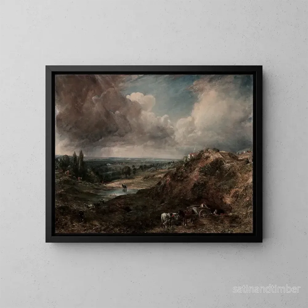 Reproduktion av tavlan Damm vid Branch Hill i Hampstead - John Constable