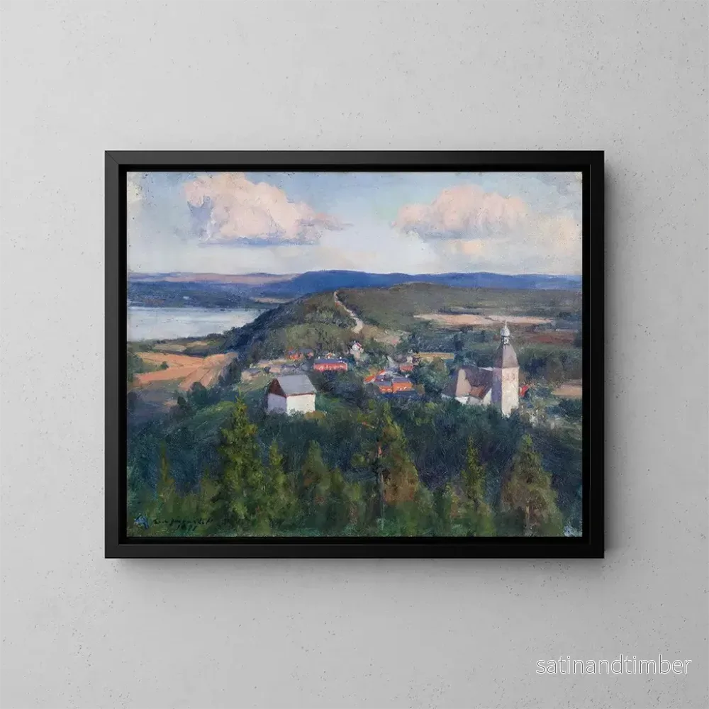 Reproduktion av målningen Landskapsmålning av Kangasala – Eero Järnefelt Reproduktion av målningen Landskapsmålning av Kangasala – Eero Järnefelt