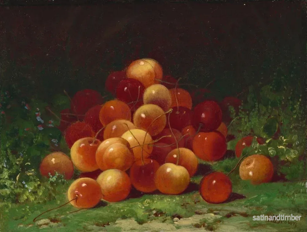 Reproduktion av målningen Monticule de cerises - William Mason Brown - Bild 2