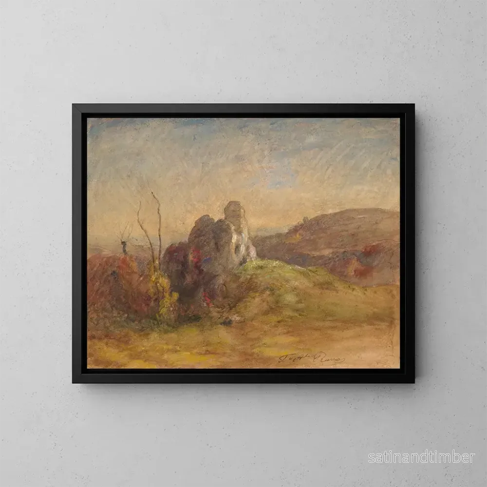 Reproduktion av målningen Landskap – François-Auguste Ravier Reproduktion av målningen Landskap – François-Auguste Ravier