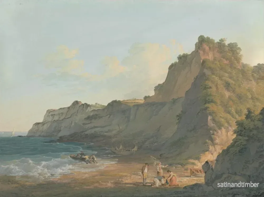 Reproduktion av målningen Shanklin Chine, Isle of Wight - Paul Sandby Munn - Bild 2