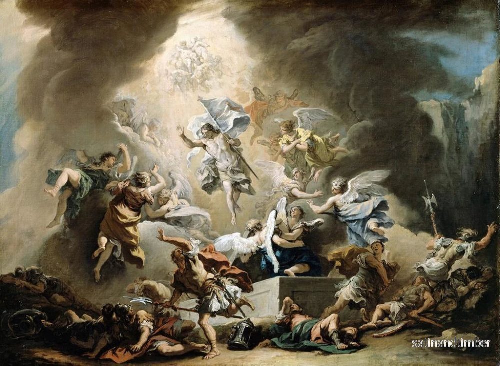 Reproduktion av målningen La Résurrection - Sebastiano Ricci - Bild 2