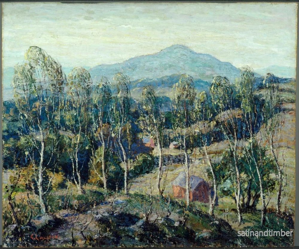 Reproduktion av målningen Bétulas de la Nouvelle-Angleterre - Ernest Lawson - Bild 2