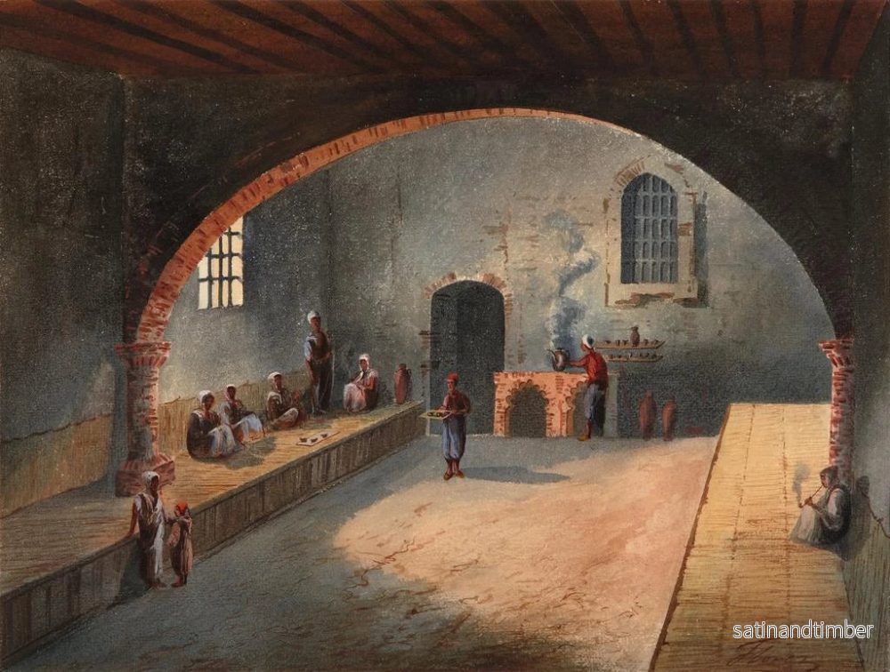 Reproduktion av målningen Le café des Algériens - Eduardo Flórez Ibáñez - Bild 2