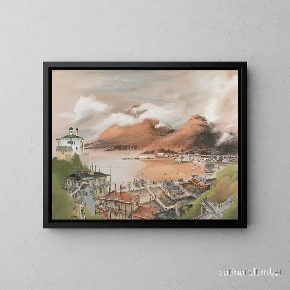 Reproduktion av målningen av Marée descendante à Juneau – Marianne Appel Reproduktion av målningen av Marée descendante à Juneau – Marianne Appel