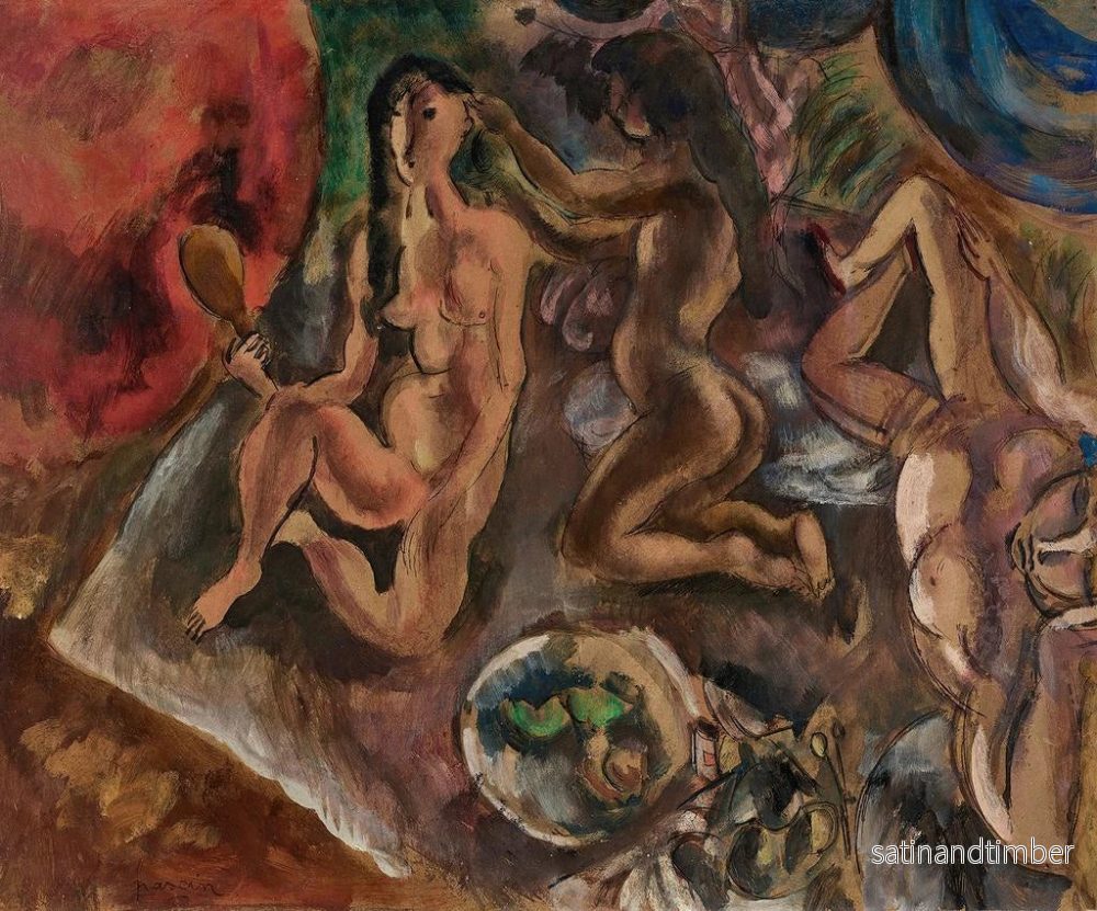 Reproduktion av målningen La toilette aux tropiques - Jules Pascin - Bild 2