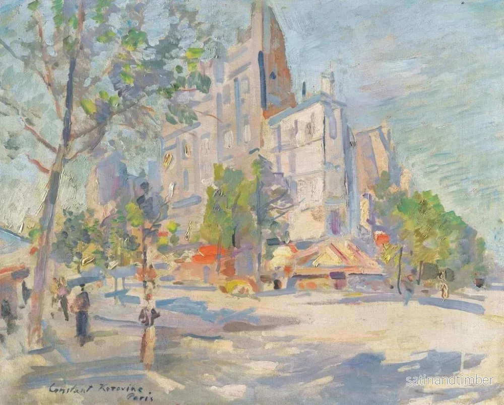 Reproduktion av målningen Paris på våren - Konstantin Alexeïevitch Korovine - Bild 2