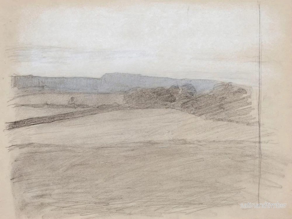 Reproduktion av målningen Skiss av hus - Magnus Enckell - Bild 2