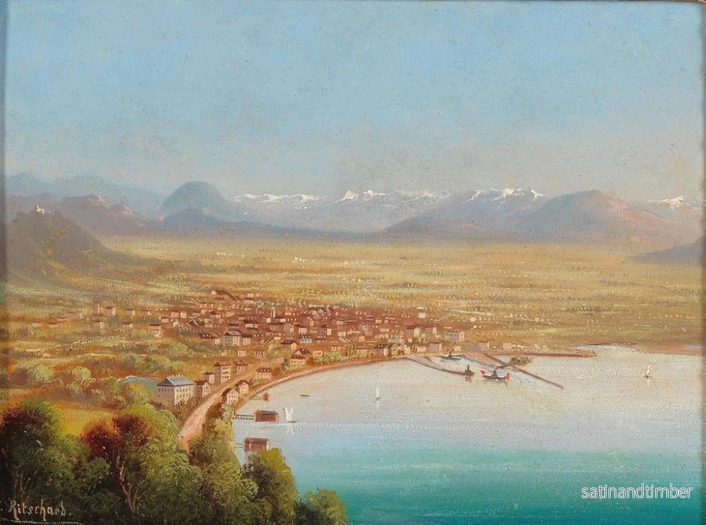 Reproduktion av målningen Vue sur Bregenz - Hubert Sattler - Bild 2