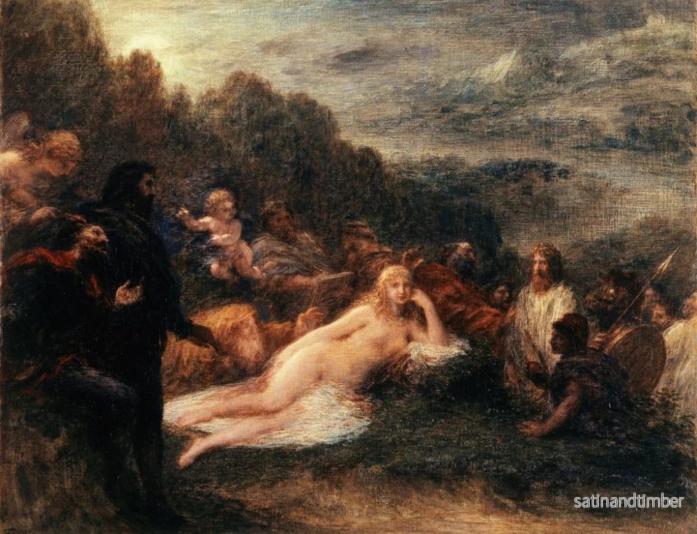 Reproduktion av målningen Hélène - Henri Fantin-Latour - Bild 2