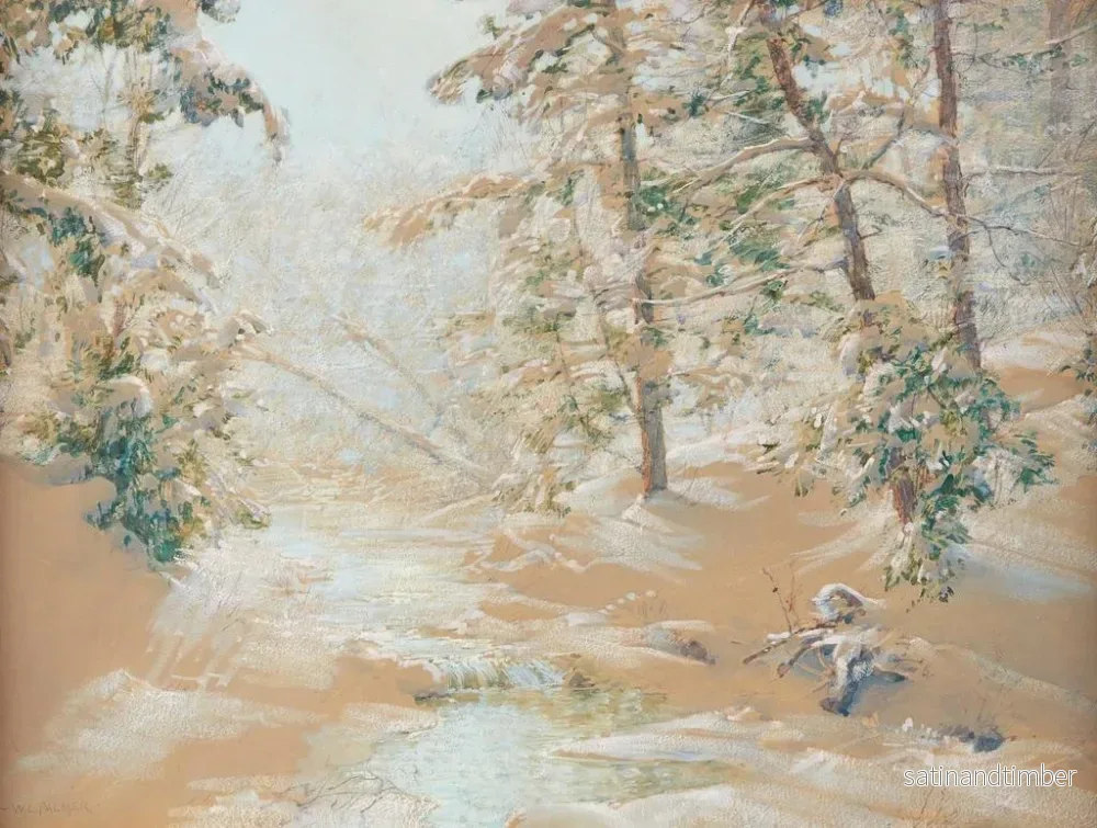 Reproduktion av målningen I dalen - Walter Launt Palmer - Bild 2