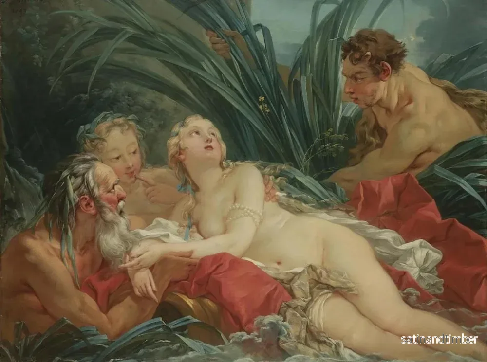 Reproduktion av målningen Pan och Syrinx - François Boucher - Bild 2