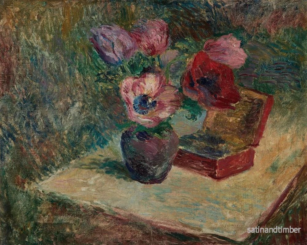 Reproduktion av målningen Bouquet d'anémones - Henri Lebasque - Bild 2