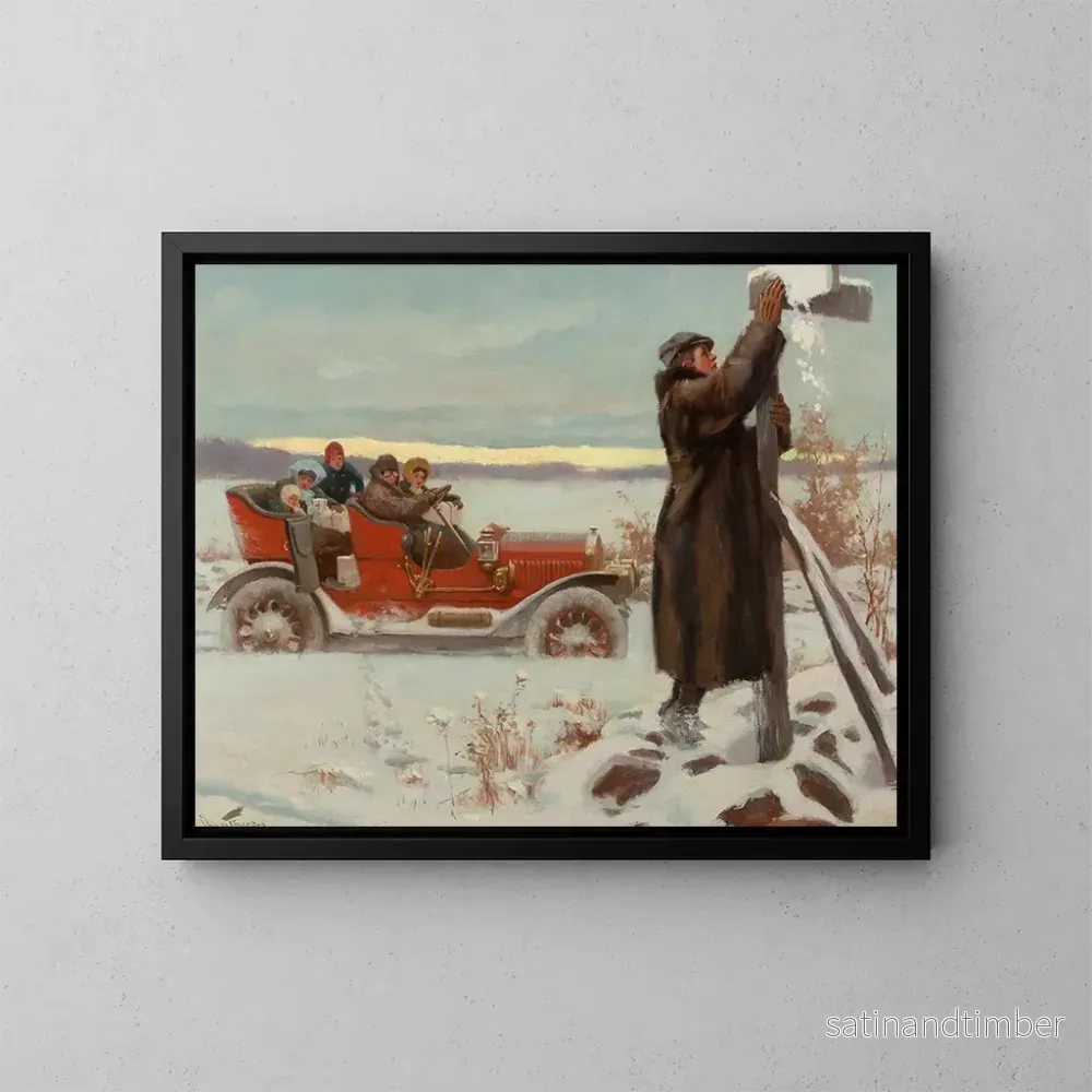 Reproduktion av målningen Hitta vägen tillbaka - Charles Chase Emerson