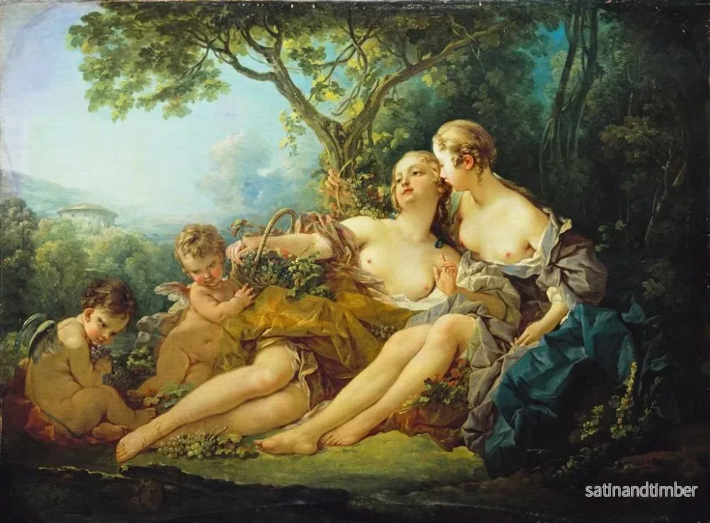 Reproduktion av målningen Erigone vaincue - François Boucher - Bild 2