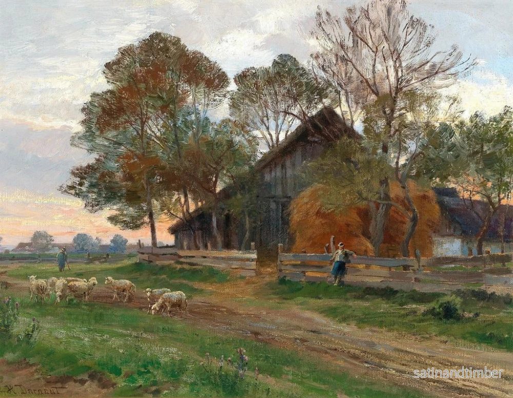 Reproduktion av målningen Motif de Plankenberg - Hugo Darnaut - Bild 2