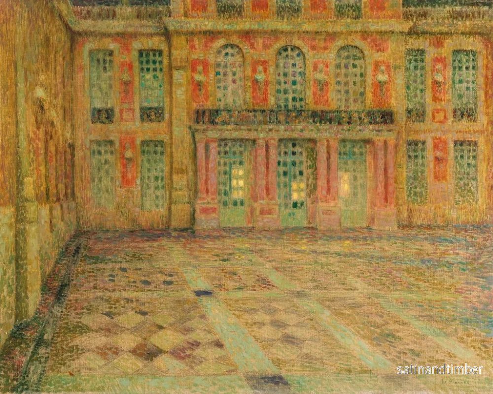 Reproduktion av målningen Cour d'Honneur de Versailles - Henri Le Sidaner - Bild 2