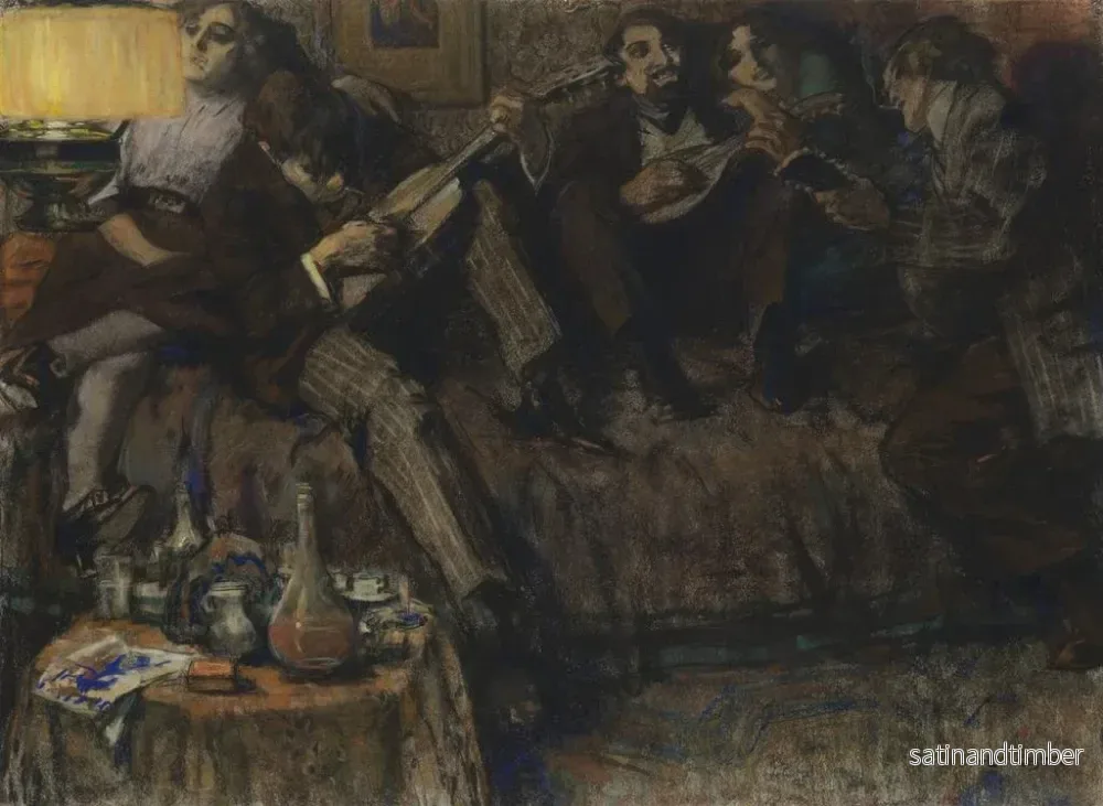 Reproduktion av målningen Bohème - Leo Gestel - Bild 2