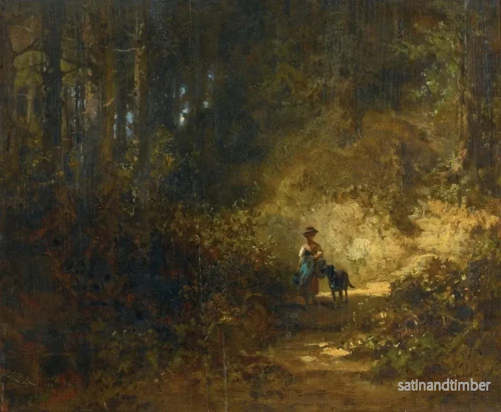 Reproduktion av målningen i skogen - Carl Spitzweg - Bild 2