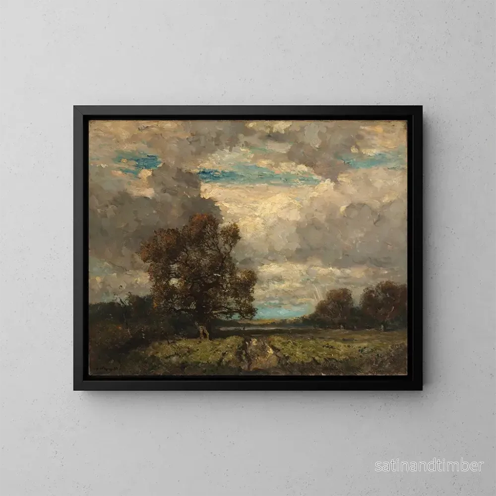 Reproduktion av målningen Le Gardien solitaire - Henry Ward Ranger