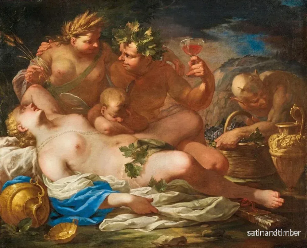 Reproduktion av målningen utan Ceres och Bacchus, Venus tråkar ut - Federico Cervelli - Bild 2