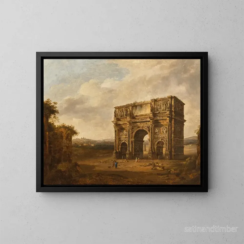 Reproduktion av målningen L'arc de Constantin - Giacomo van Lint