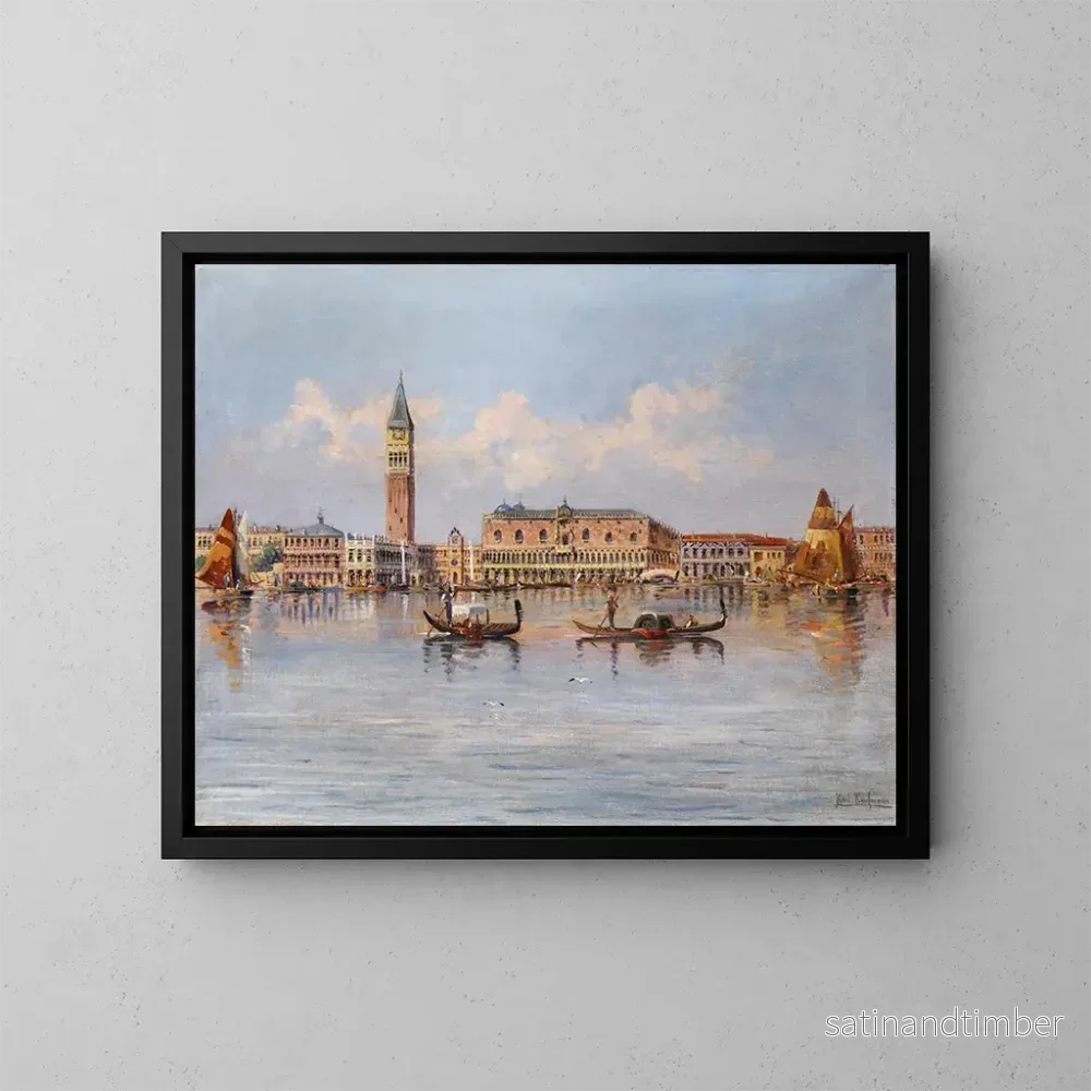 Reproduktion av målningen Vue de Venise, Palais des Doges – Karl Kaufmann Reproduktion av målningen Vue de Venise, Palais des Doges – Karl Kaufmann