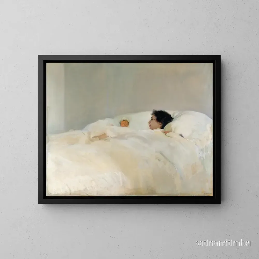 Reproduktion av målningen Mamma - Joaquín Sorolla